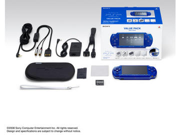 SONY PlayStation Portable バリューパック（メタリックブルー）PSPJ-20003