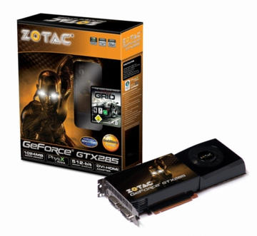ZOTAC GeForce GTX285 1GB DDR3 512BIT(ZT-285E3LA-FSP)