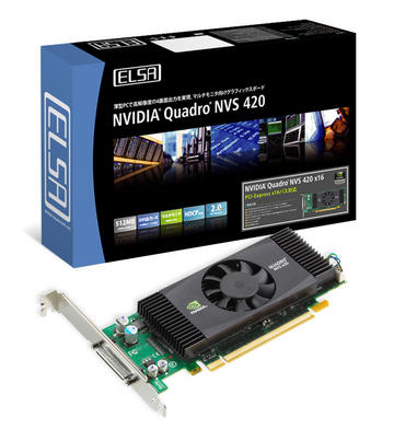 ELSA Quadro NVS 295 x16(ENVS295-256ER16) 256MB(DDR3)/PCI-E