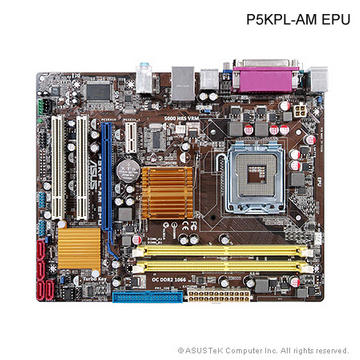 ASUS P5KPL-AM EPU G31/LGA775/MicroATX/DDR2
