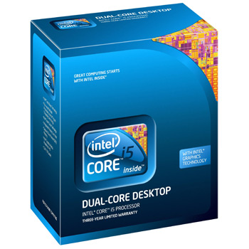 Intel Core i5-650 (3.2GHz/TB:3.46GHz) BOX LGA1156/2C/4T/L3 4M/GPU 733MHz/TDP73W
