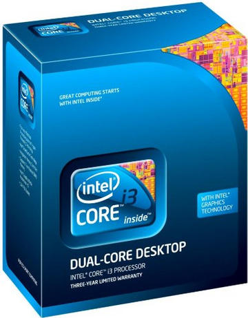 Intel Core i3-540 (3.06GHz) BOX LGA1156/2C/4T/L3 4M/GPU 733MHz/TDP73W