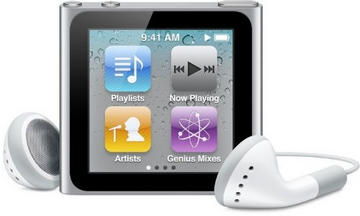 Apple iPod nano 16GB (2010/シルバー) MC526J/A 第6世代