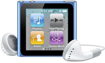 Apple iPod nano 8GB (2010/ブルー) MC689J/A 第6世代