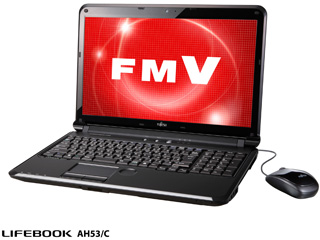 Fujitsu FMV-LIFEBOOK AH53/C (FMVA53CB/シャイニーブラック)