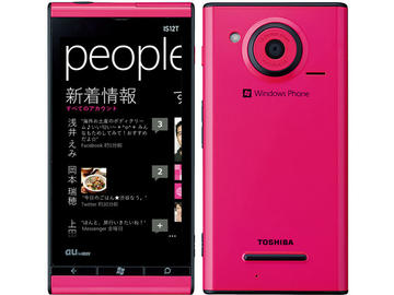 TOSHIBA au IS12T Windows Phone マゼンタ