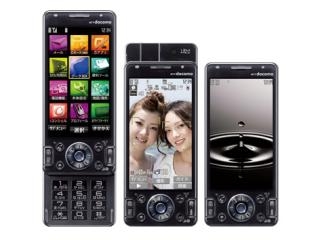 Panasonic docomo FOMA STYLE series P-03D Black (3G携帯)