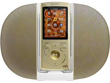 SONY WALKMAN(ウォークマン) NW-S764K 8GB ゴールド (スピーカー付属)