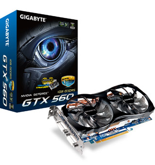 GIGABYTE GV-N56GOC-1GI GeForce GTX560 1G(GDDR5)