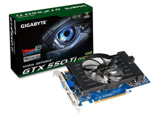 GIGABYTE GV-N550D5-1GI  GTX550Ti/1GB(GDDR5)/PCI-E