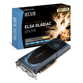 ELSA GLADIAC GTX 570 1.2GB(GD570-12GERX)
