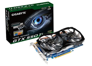 GIGABYTE GV-N550WF2-1GI GTX550Ti/1GB(GDDR5)/PCI-E