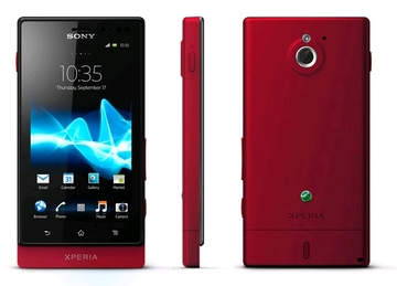 SONY Xperia Sola MT27i Red（海外携帯）