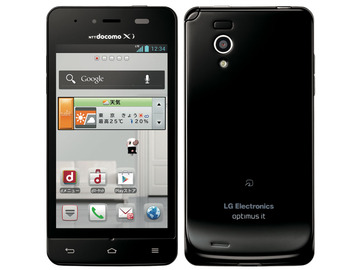 LG電子 docomo with series Optimus it L-05D Black