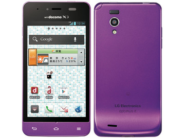 LG電子 docomo with series Optimus it L-05D Purple
