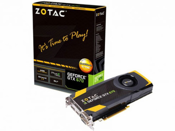 ZOTAC GeForce GTX 670 4GB(ZT-60303-10P) GTX670/4GB(GDDR5)/PCI-E