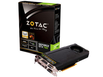 ZOTAC GeForce GTX760 2GB DDR5 NV Reference(ZT-70401-10P) GTX760/2GB(GDDR5)/PCI-E/OC版