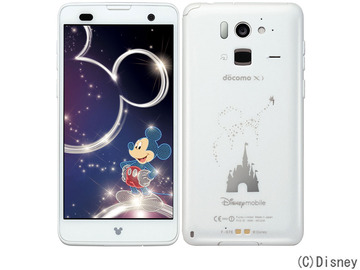 Fujitsu docomo Disney Mobile on docomo F-07E PureWhite
