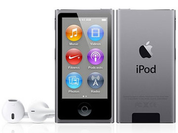 Apple iPod nano 16GB (2013/スペースグレイ) ME971J/A 第7世代