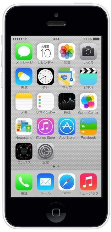 Apple au iPhone 5c 16GB ホワイト ME541J/A