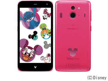 Fujitsu docomo Disney Mobile on docomo F-03F Pink