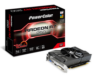 POWERCOLOR AXR7 250 1GBD5-HE/OC Radeon R7 250(SP384)/1GB(GDDR5)/PCI-E/OC版