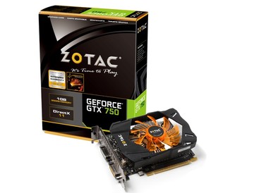 ZOTAC GTX750 1GB 128BIT DDR5(ZT-70701-10M) GTX750/1GB(GDDR5)/PCI-E/OC版