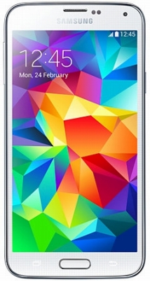SAMSUNG GALAXY S5 SM-G900F LTE 16GB Shimmery White（海外携帯）