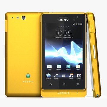 SONY Xperia Go ST27i Yellow（海外携帯）