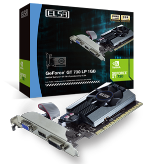 ELSA GeForce GT 730 LP 1GB(GD730-1GERL) GT730/1GB(DDR3)/PCI-E