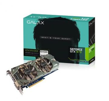 GALAXY(GALAX) GF PGTX970-EXOC/4GD5 GTX970/4GB(3.5G+0.5G)/PCI-E/OC版