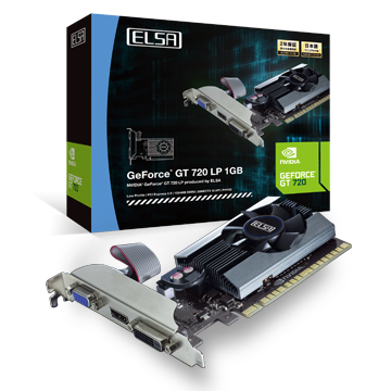 ELSA GeForce GT 720 LP 1GB(GD720-1GERL) GT720/1GB(DDR3)/PCI-E