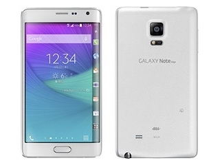 SAMSUNG au GALAXY Note Edge SCL24 Frost White