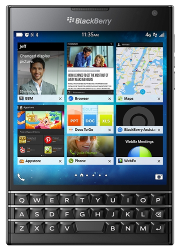 BlackBerry 【買取不可】 海外版 【SIMフリー】 BlackBerry Passport LTE SQW100-1 Black RGY181LW