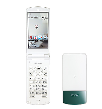 NEC docomo N-01G WHITE (3G携帯)