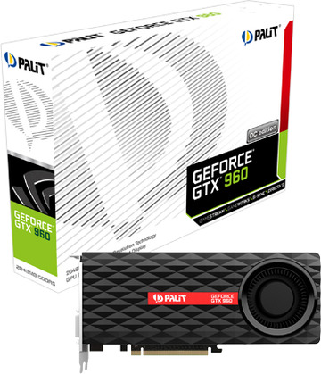 Palit GeForce GTX 960(2048MB GDDR5)(NE5X960S1041-2060F) GTX960/2GB(GDDR5)/PCI-E