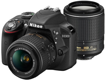 Nikon D3300 ダブルズームキット2 ブラック