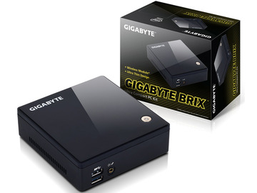 GIGABYTE GB-BXi3-5010 Core i3-5010U(2.1GHz/2C/4T/HDGraphics5500)/11ac無線LAN/小型ベアボーンPC