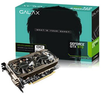 GALAX(GALAXY) GF PGTX970-OC/4GD5 MINI GTX970/4GB(3.5G+0.5G)/PCI-E/OC版