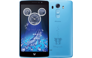 LG電子 docomo Disney Mobile on docomo DM-01G Powder Blue