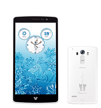 LG電子 docomo Disney Mobile on docomo DM-01G Pure White