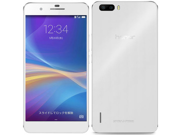 Huawei 楽天 【SIMフリー】 honor6 Plus PE-TL10 ホワイト