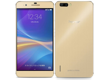 Huawei 楽天 【SIMフリー】 honor6 Plus PE-TL10 ゴールド