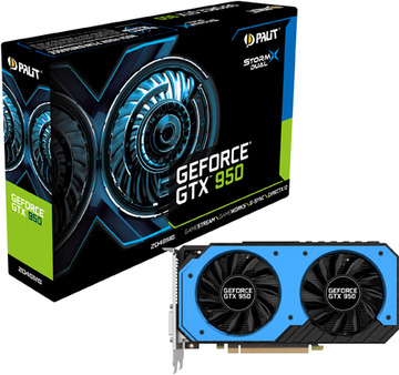 Palit GeForce GTX 950 StormX Dual(NE5X950S1041-2063F) GTX950/2GB(GDDR5)/PCI-E
