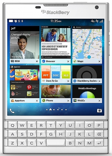 BlackBerry 【買取不可】 海外版 【SIMフリー】 BlackBerry Passport LTE SQW100-1 White RGY181LW