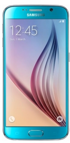 SAMSUNG GALAXY S6 SM-G920F 32GB Blue Topaz（海外携帯）