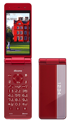 Panasonic docomo P-01H レッド (3G携帯)