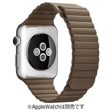 Apple Apple Watch 42mmケース用レザーループ ライトブラウン Mサイズ MJ522FE/A