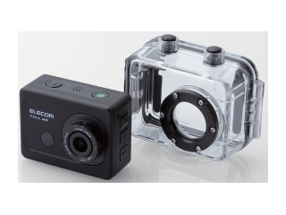 ELECOM アクションカメラ(Full HD) ACAM-F01SBK ブラック