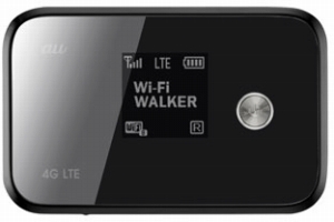 Huawei au Wi-Fi WALKER LTE HWD11 ブラック